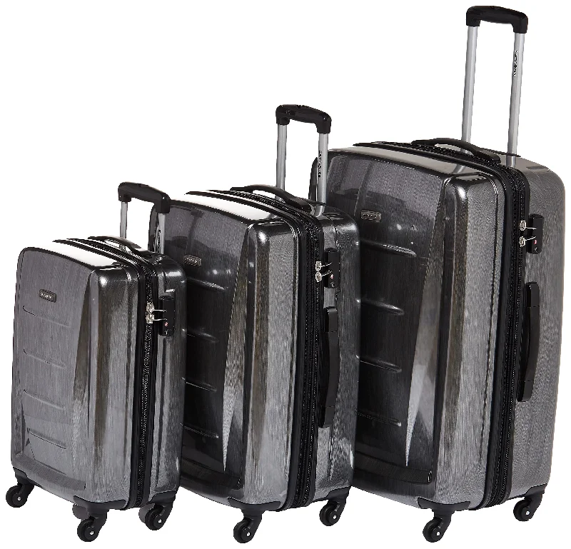 Samsonite Winfield 2 Hardside Luggage with Spinner Wheels, 3-Piece Set (20/24/28), Charcoal