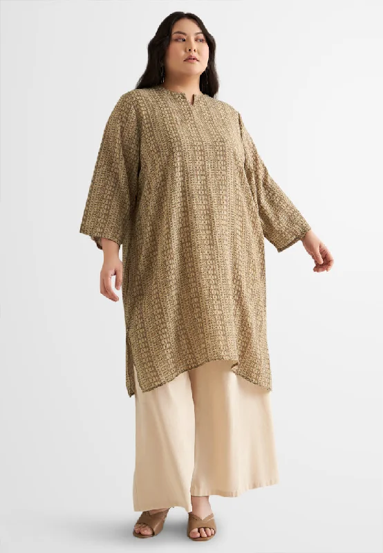 Kashvi Flowy Printed Long Tunic Top