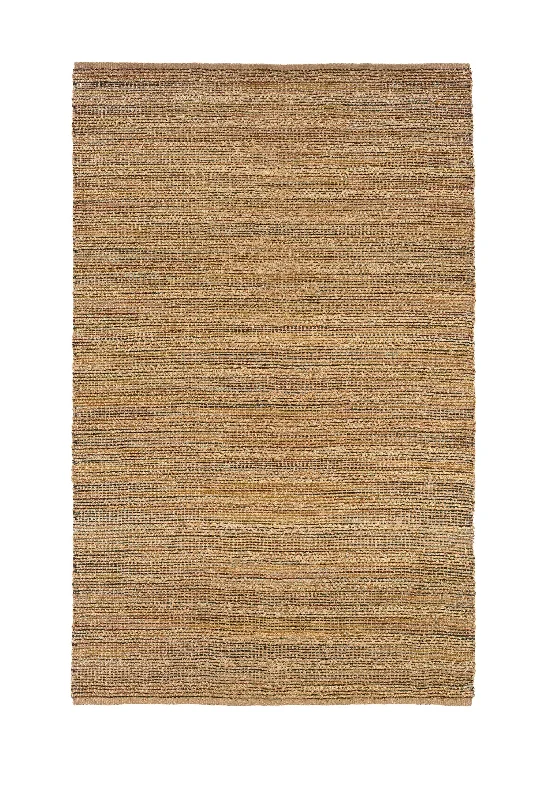 8' X 10' Brown Braided Jute Area Rug