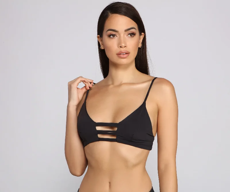 Criss Cross Chic Bikini Top