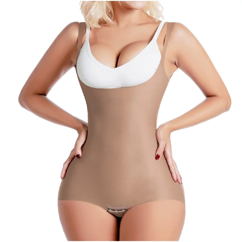 Sonryse SP23NC | Colombian Shapewear Open Bust Panty Girdle for Women | Spandex