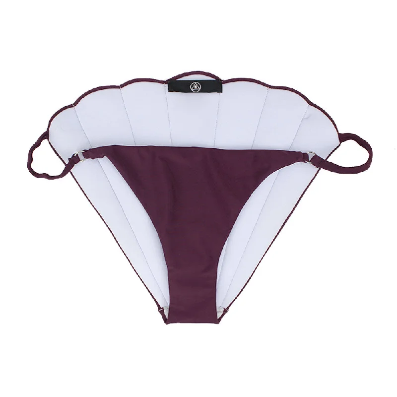 Women's Shell Bikini Bottom,Dark Purple