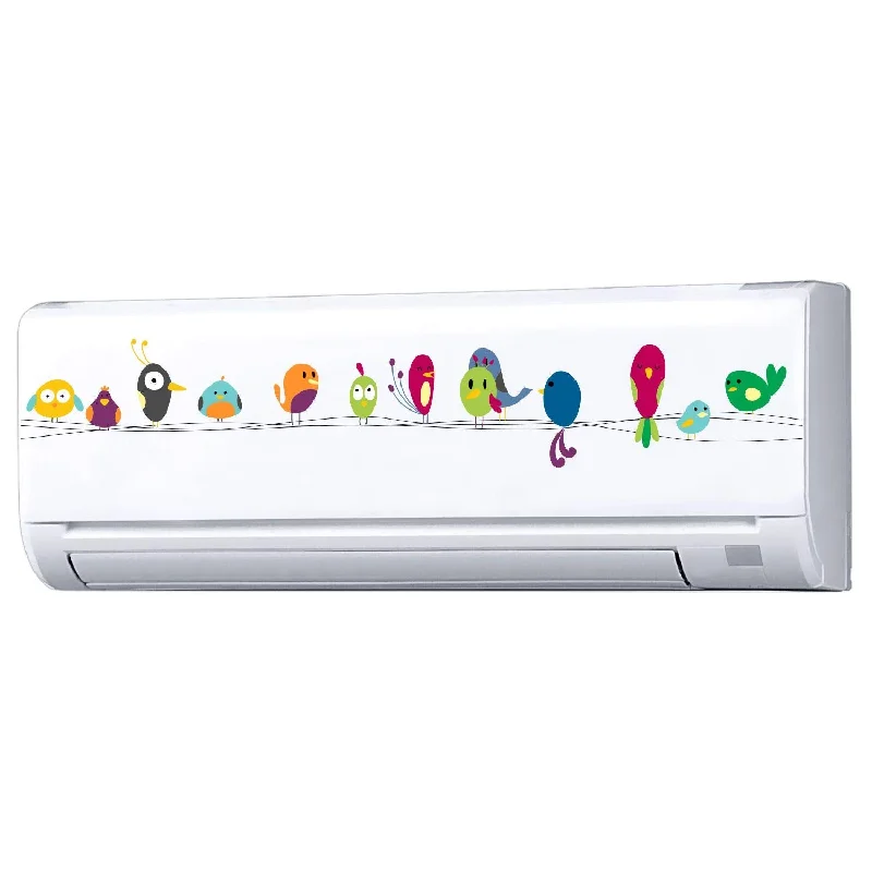 Decopix 'ac Sticker Fridge Sticker Wall Sticker Split Ac Stickers Air Conditioner Sticker - Standard Size (Fit for All Models/Sizes/Brands) (Vinyl, Multicolor)' - SM6064