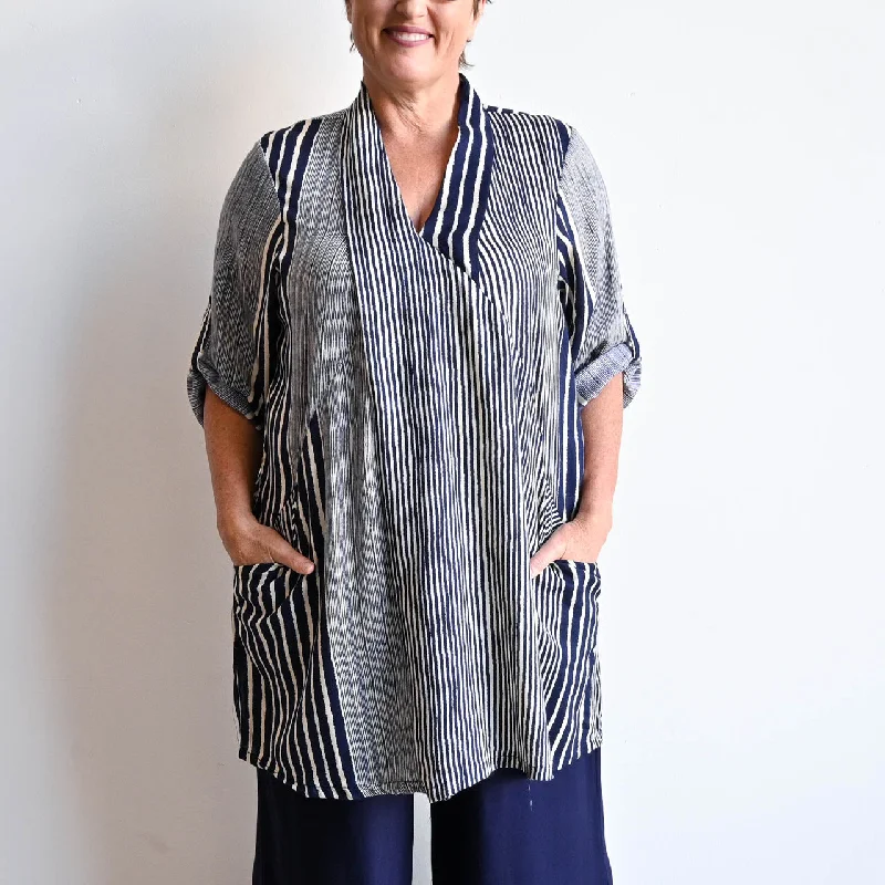 Apres Spa Tunic - Stripe