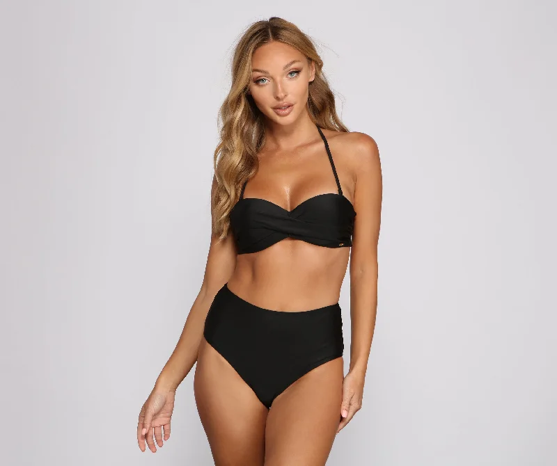 Twist Of Style Bikini Top