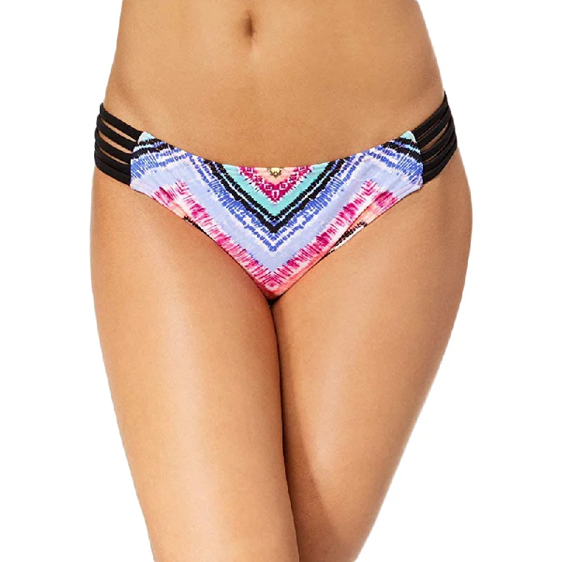 Women's Printed Strappy Bikini Bottoms,Multi