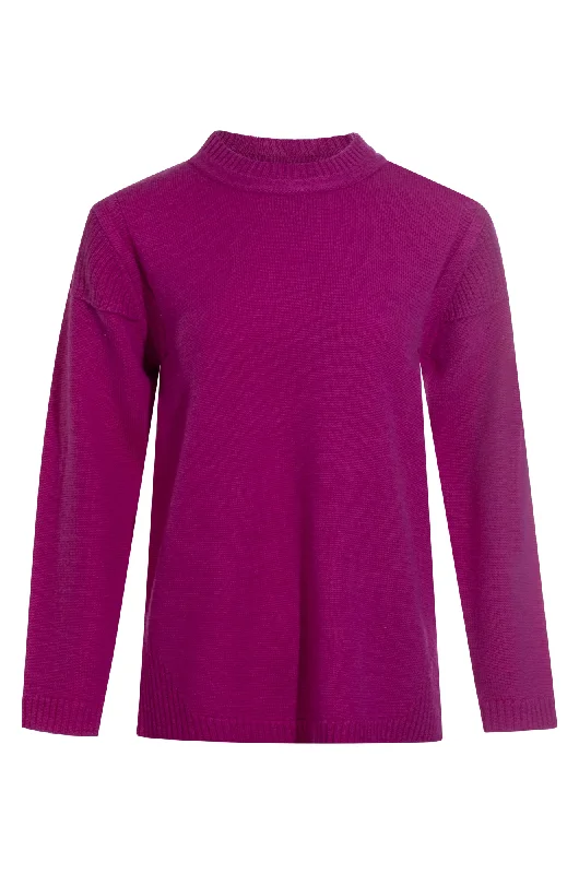 100% Wool Jumper | MAGENTA | 9010ZZ