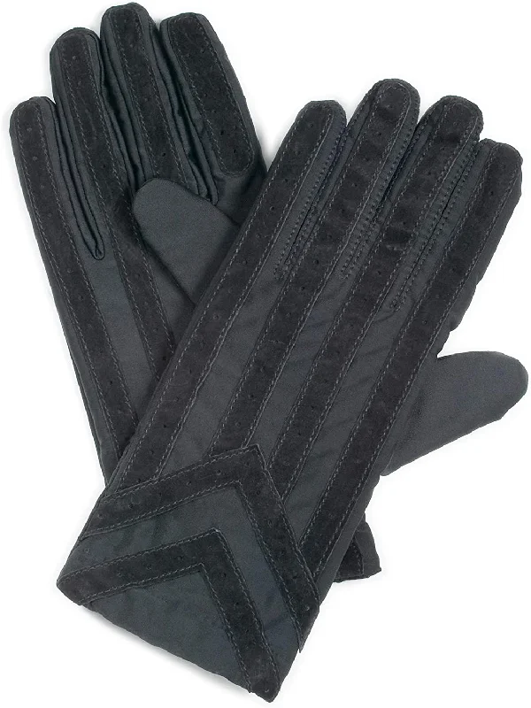 isotoner Men's Gloves with Spandex Stretch and Knit Lining