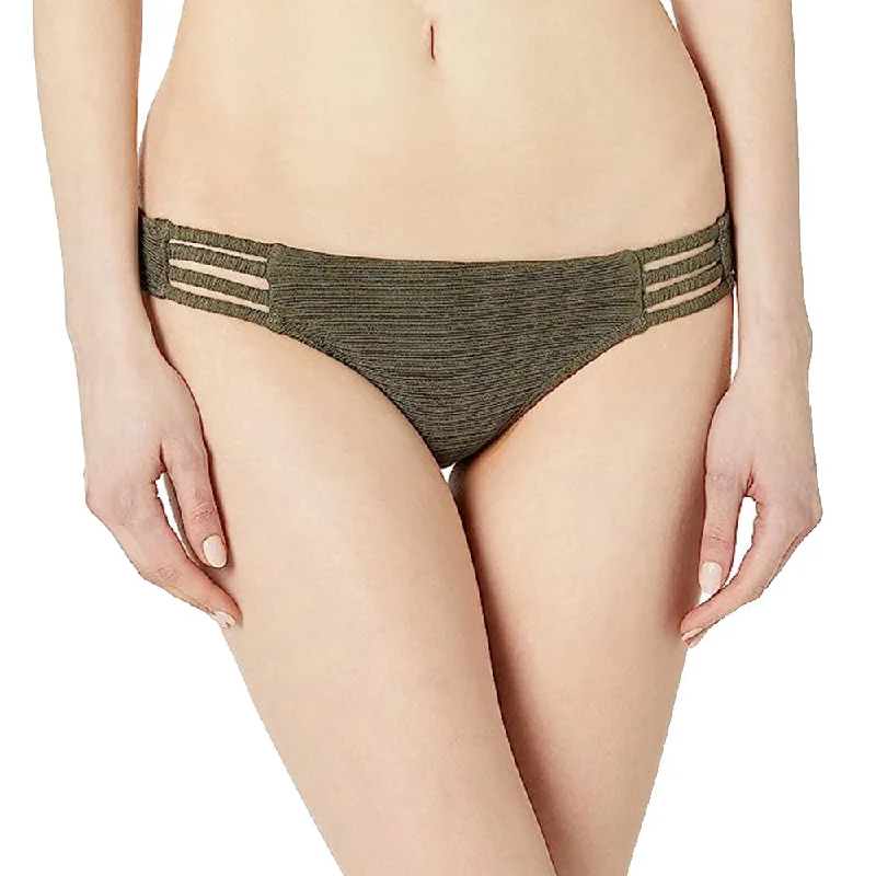 Women's Ribbed Bikini Brief With Style-Side,Olive