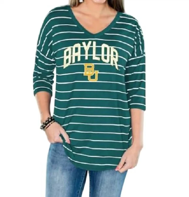 Baylor University Fall In Line Tunic In Green