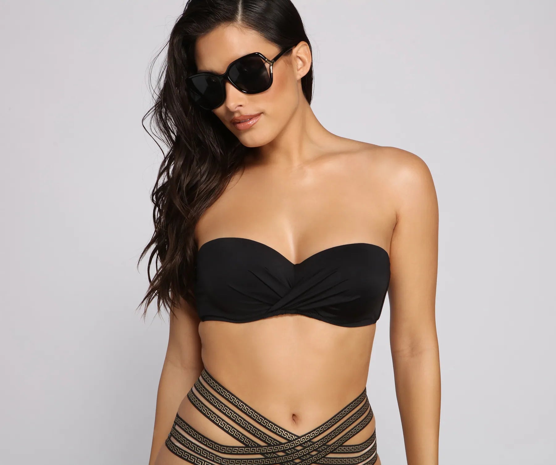 Classic Glamour Bandeau Bikini Top