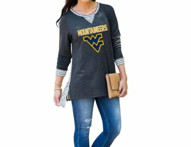 West Virginia University Tunic In Charcoal