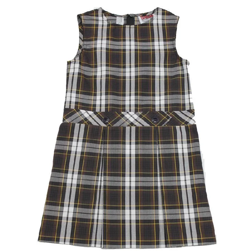 Girls School Uniform Jumper Style 94 Plaid Color 71