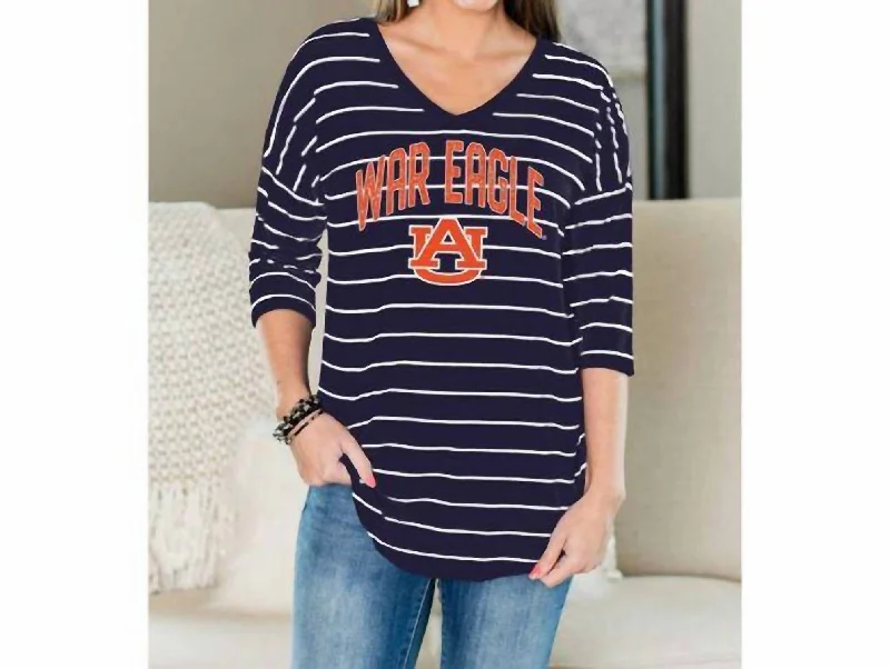 Auburn University Fall In Line Tunic In Navy