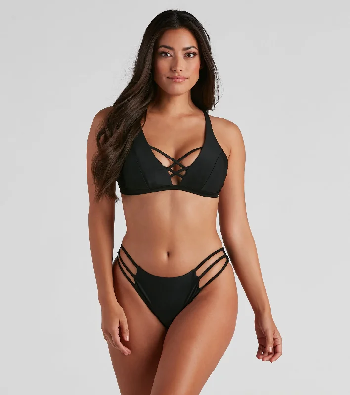 Sultry Talks Strappy Bikini Top