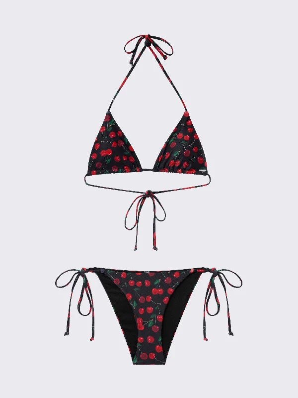 Cherry Bomb Triangle Bikini Top