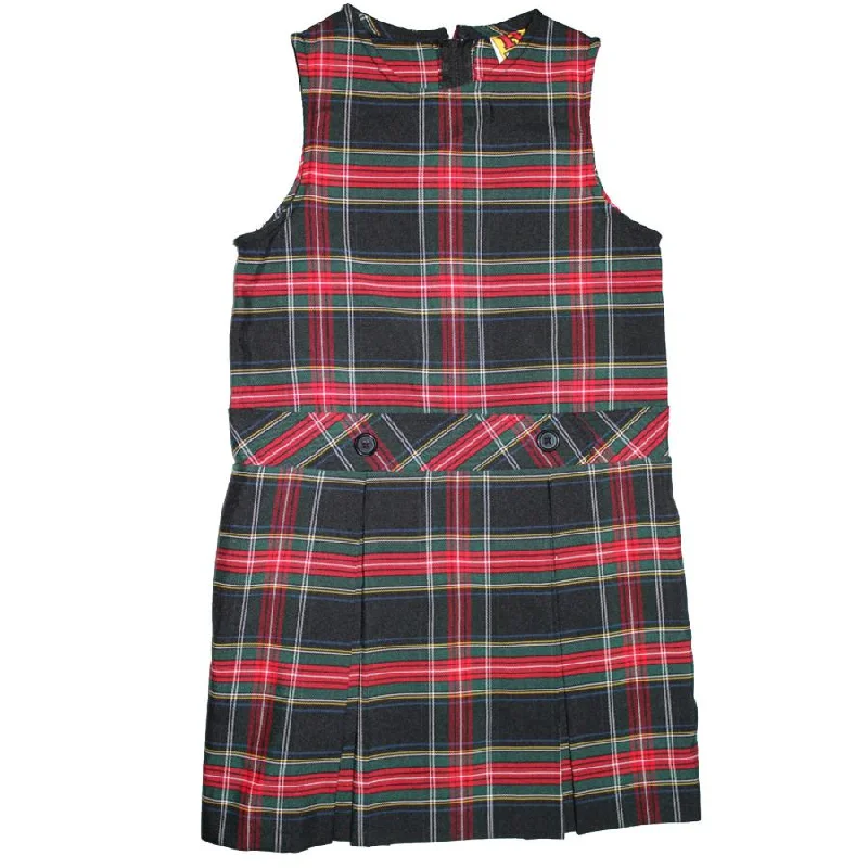 Girls School Uniform Jumper Style 94 Plaid Color 63