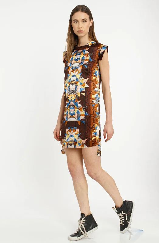 The Silk Leveled Dress + Cobra Kaleidoscope