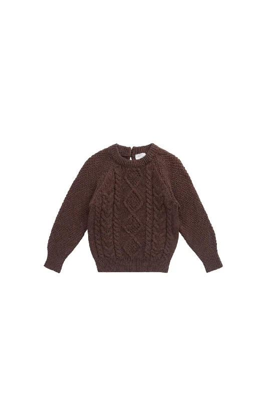 Carter Jumper - Toasted Brown Marle