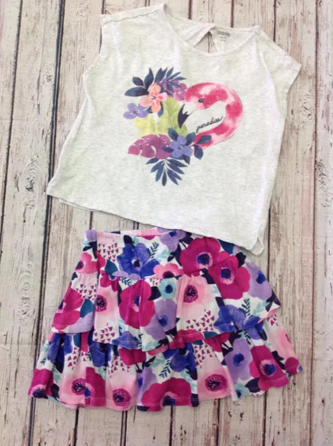 Gymboree GRAY PRINT 2 pc Set