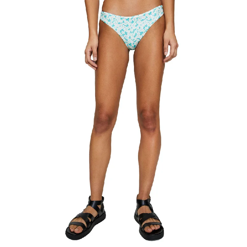 Women's Floral Bikini Bottom,Green