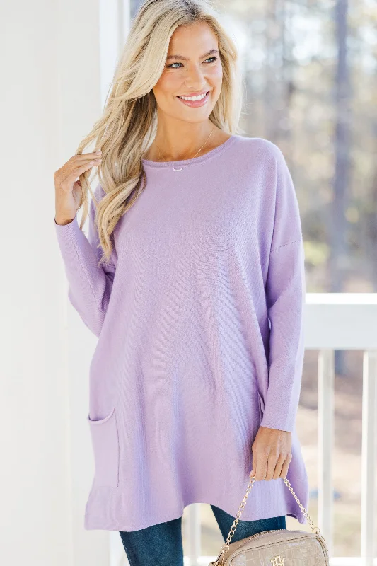 Loving My Life Lavender Purple Pocket Tunic