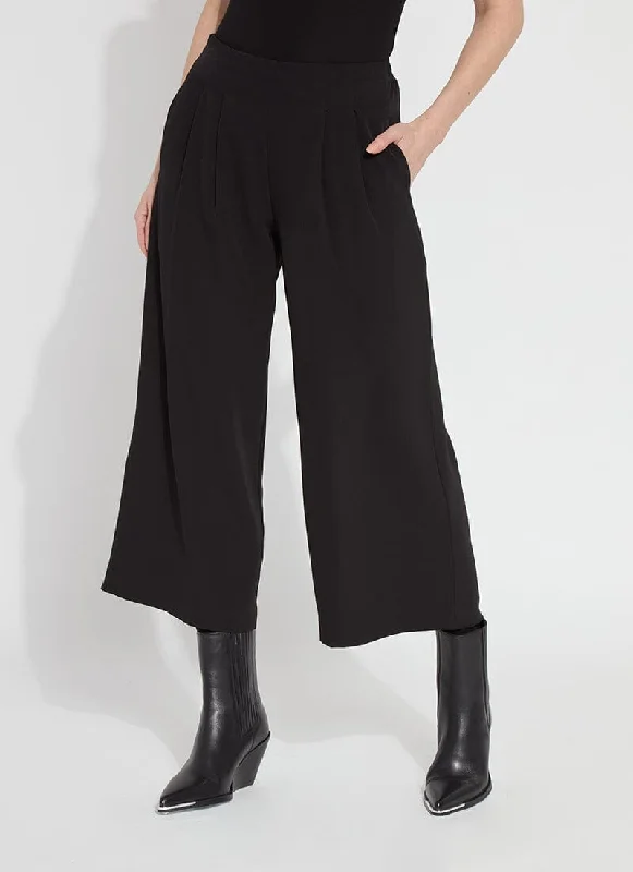 Giselle Pleated Culotte Pant (25" Inseam)