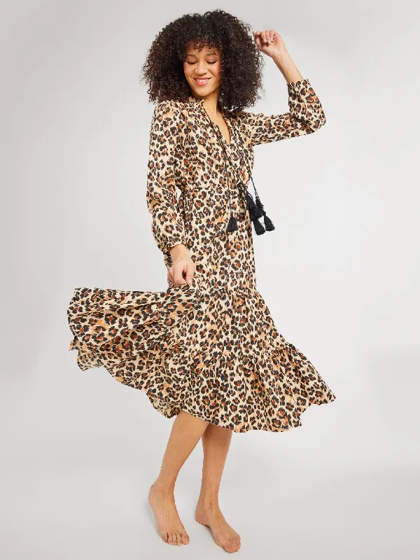 Astrid Dress in Cheetah