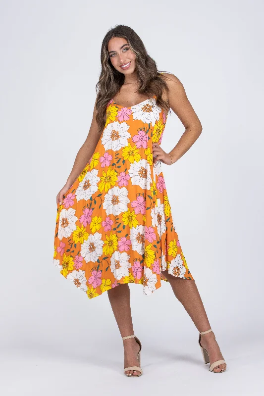 Sweep Me Off My Feet Women's Unique Floral Dress