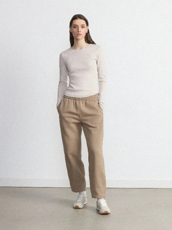 The Soft Sweatpant in Greige