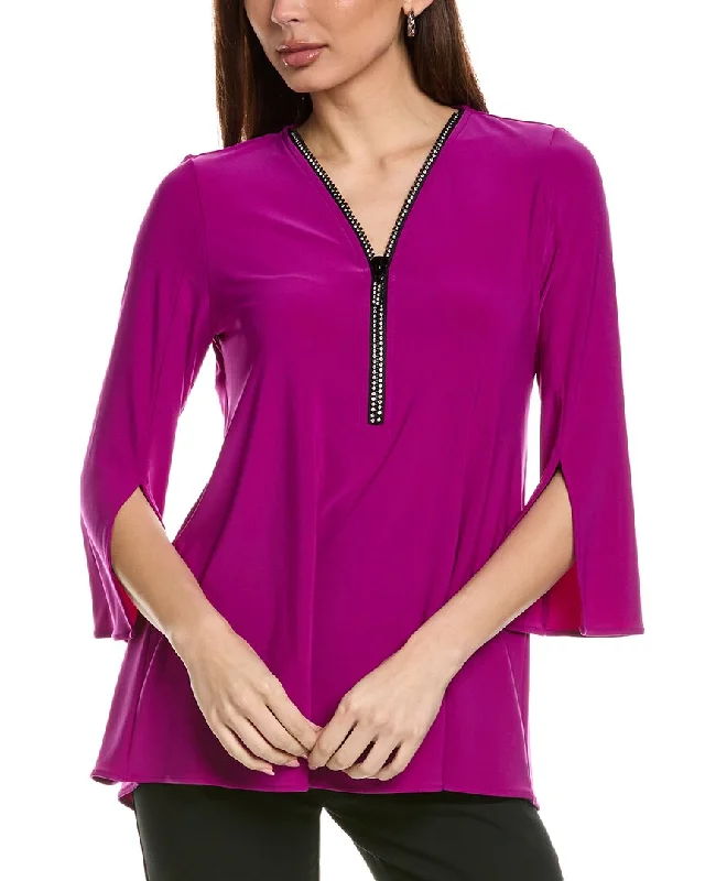 Joseph Ribkoff Front Zip Tunic