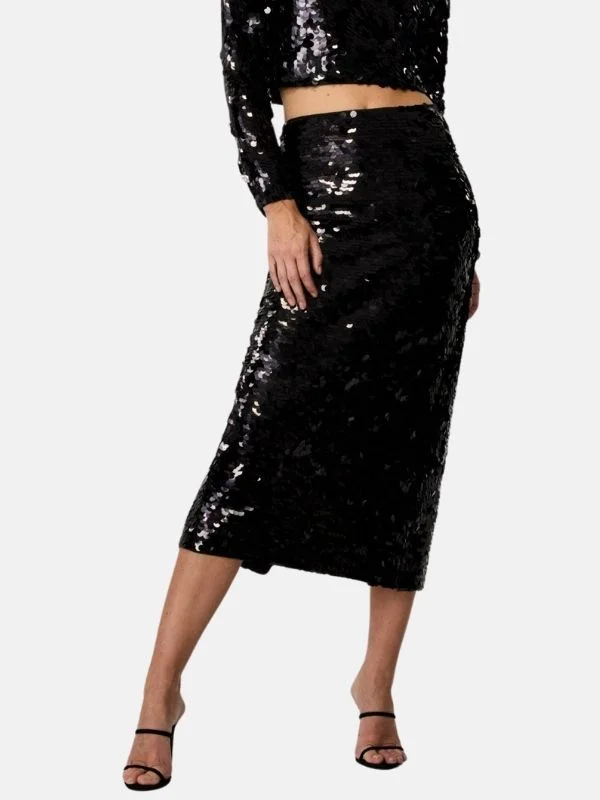 Leilani Pailette Pencil Skirt