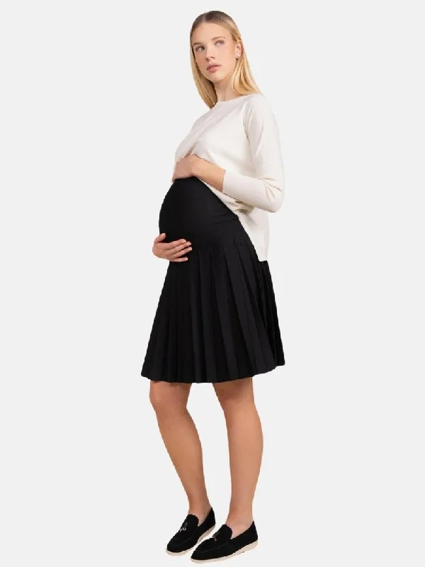 Maternity Infinity Skirt in Black