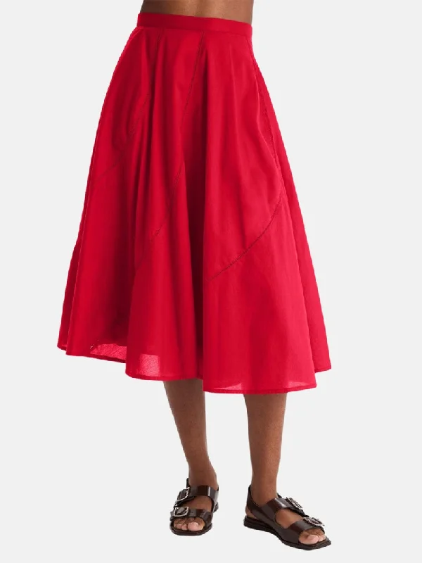 Vestige Skirt in Rouge