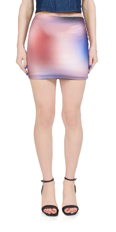 Heat Map Mini Skirt