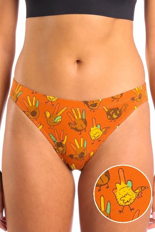 The Party Fowl | Thanksgiving Turkey Modal Bikini Underwear