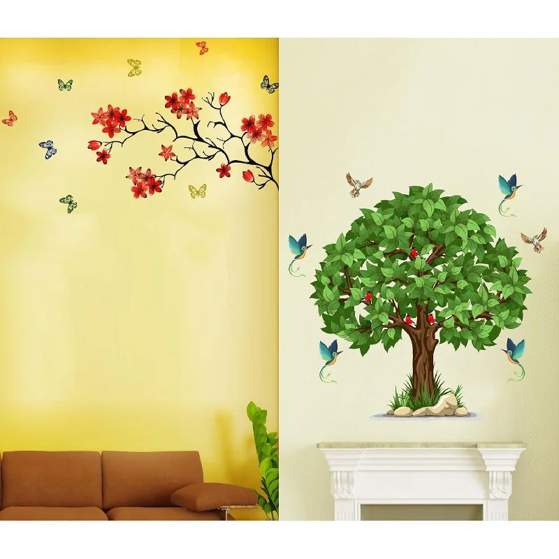 Set of 2 Wall Sticker for Home, Hall, Wall Décor, Kids Room & Living Room,. (Design 8)