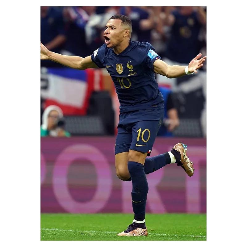 Mbappe Wall Sticker - mbapppe World Cup Goal Celebration Wall Sticker - 300GSM - Glossy - Strong Adhesive - starxdecals