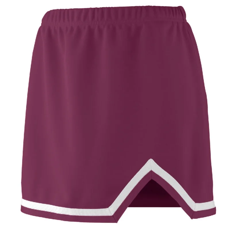 Maroon/ White