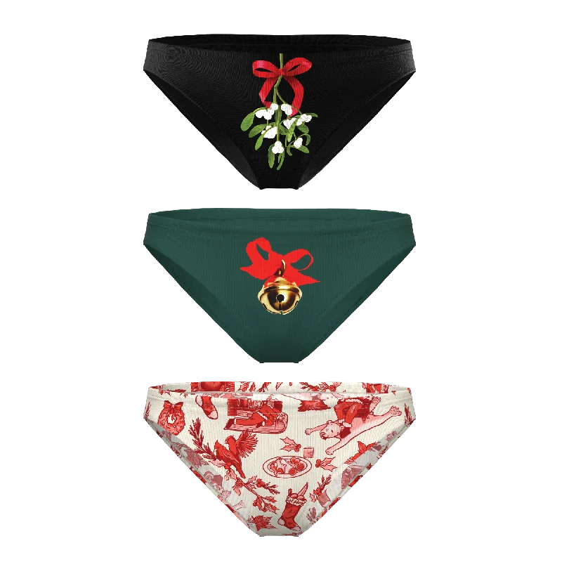 The Flirty Christmas | Bikini Underwear 3 Pack