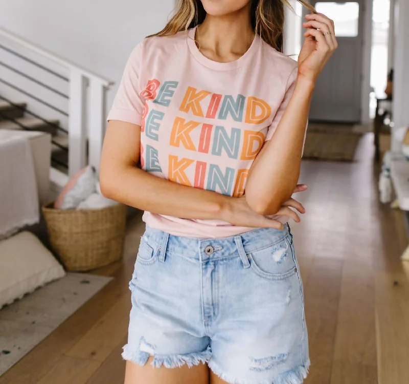 Be Kind Graphic Tee In Multi