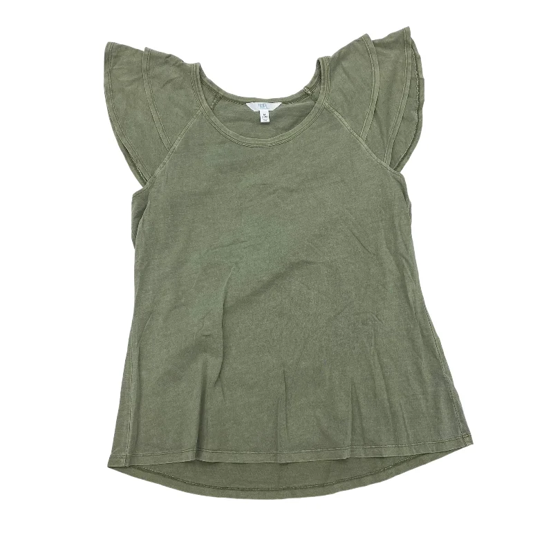 GREEN TOP SS by TIME AND TRU Size:M