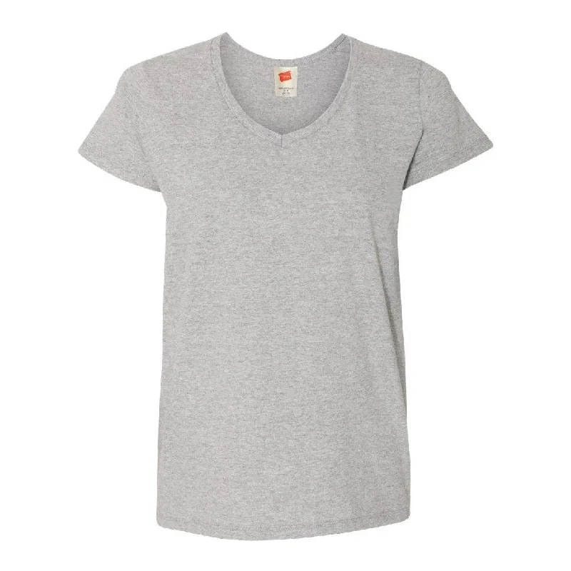 Hanes Essential-T Womens V-Neck T-Shirt