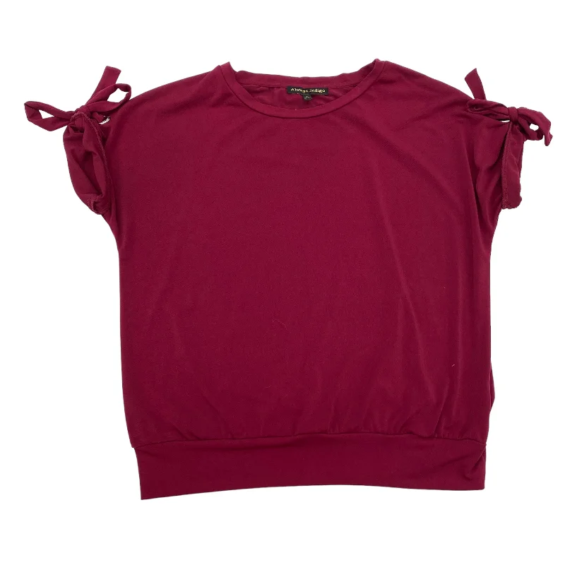 RED TOP SS by CLOTHES MENTOR Size:L