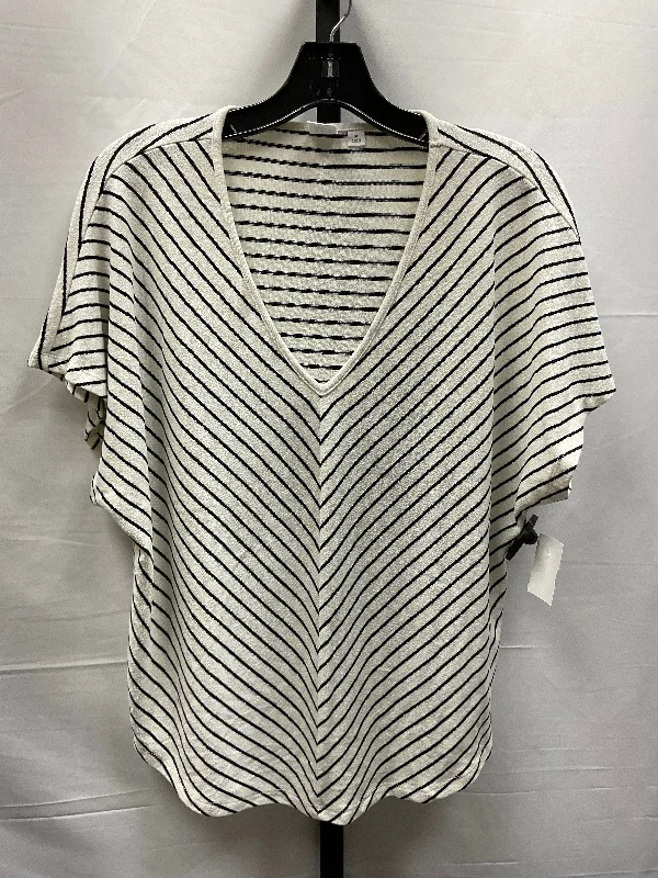 Striped Pattern Top Short Sleeve Gap, Size M