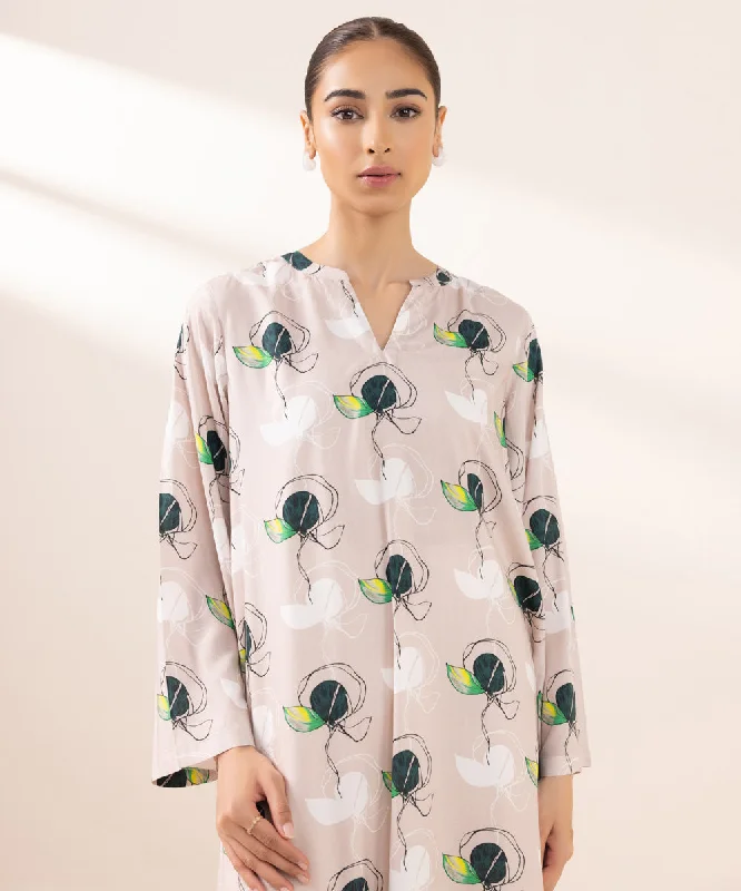 Printed Arabic Lawn Shirt