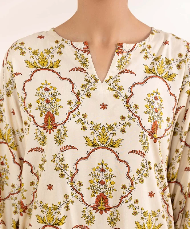 Printed Arabic Lawn Shirt