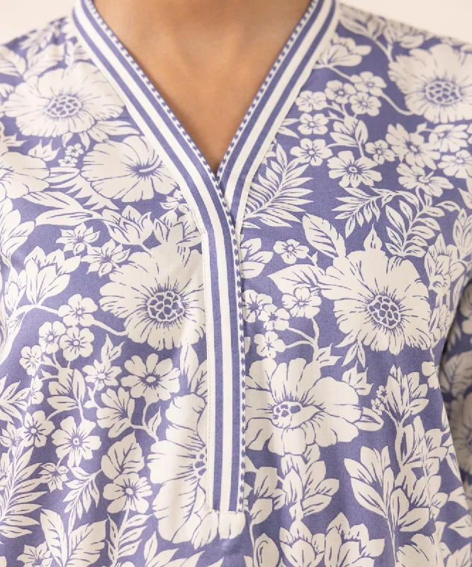 Printed Cotton Viscose Shirt