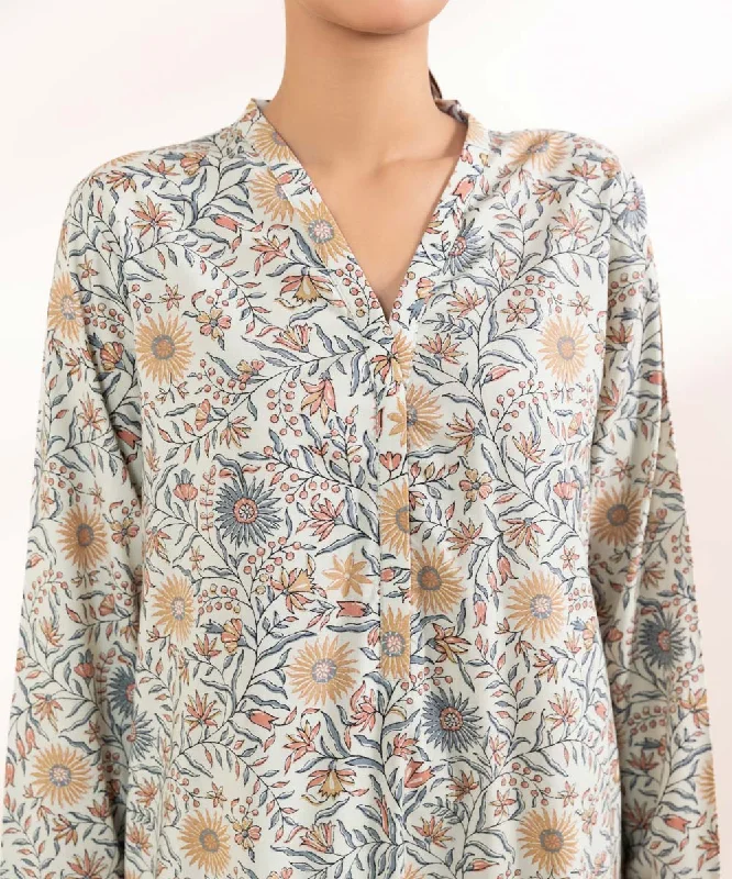 Printed Cotton Viscose Shirt