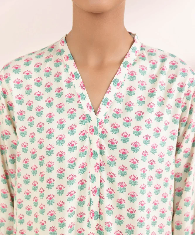 Printed Arabic Lawn Shirt